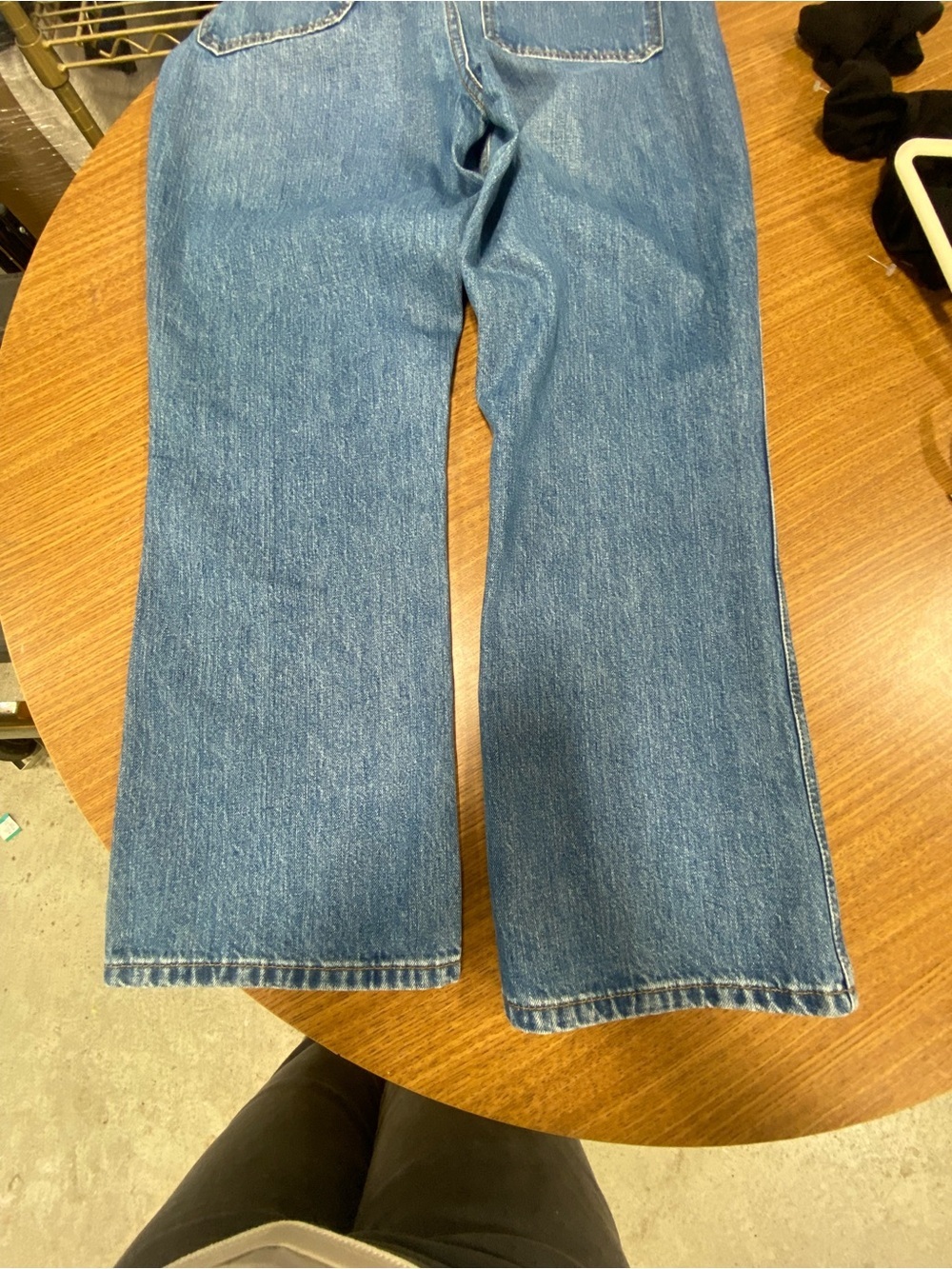 Re/Done Originals Button Front Crop Boot in Riot - Picture 9 of 10